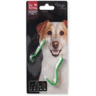 Háček na klíšťata Dog Fantasy plastový 2 velikosti 2ks AKCE